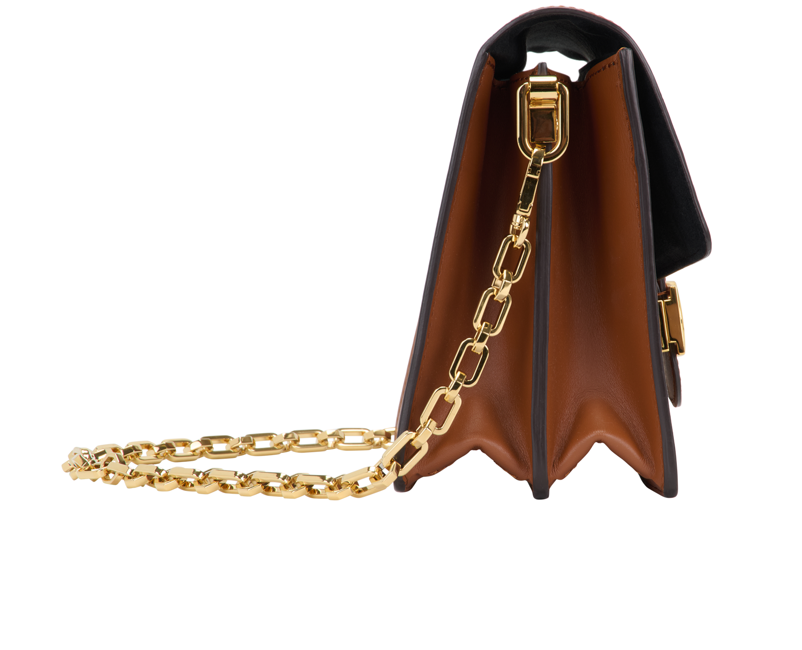 Dauphine MM, &pound;1,700, Handbags, Brown, Canvas, Side view